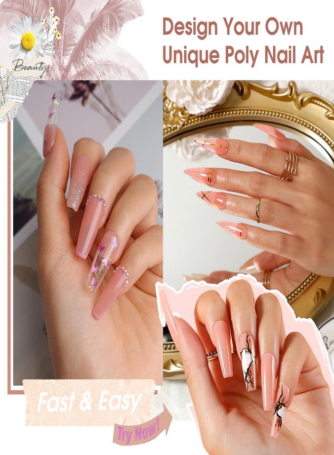 روزاليند جل أظافر وردي من روزاليند، 60 مل، جل لتطويل الأظافر، لون طبيعي، سهل الاستخدام في المنزل، يحتاج إلى مصباح الأشعة فوق البنفسجية. - Image 4